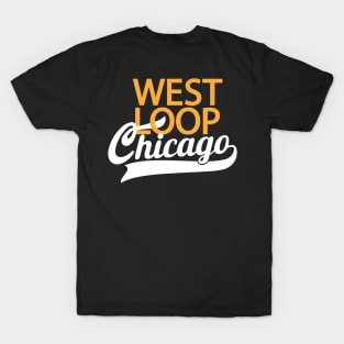 West Loop Chicago - Minimal Logo DesigWest Loop Chicago - Classic Logo Design - Chicago Neighborhood Seriesn - Chicago Neighborhood Series T-Shirt